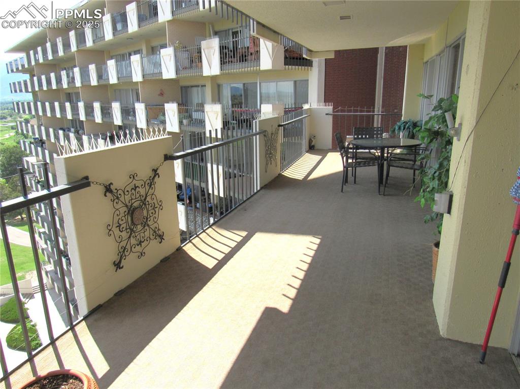 Image 17 of 25: Generous balcony