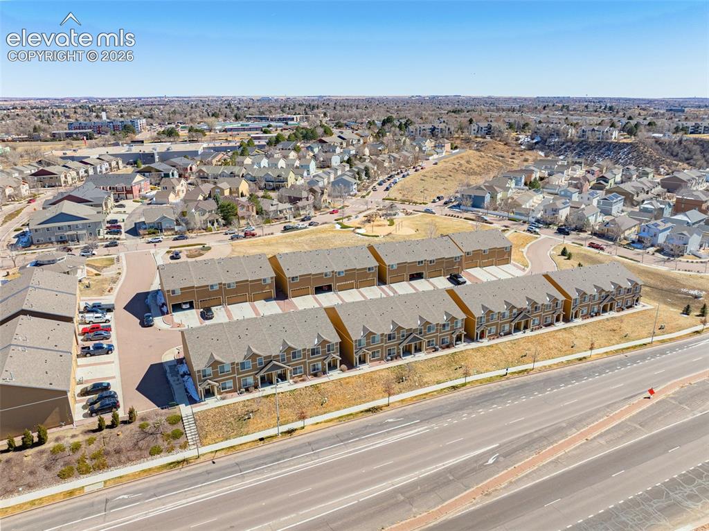 Image 36 of 38: Aerial overview of property