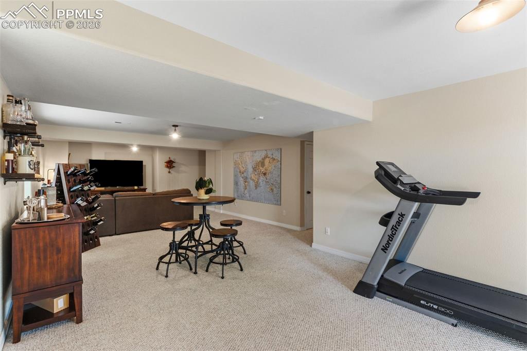 Image 35 of 42: Fully Finished Basement with walk out