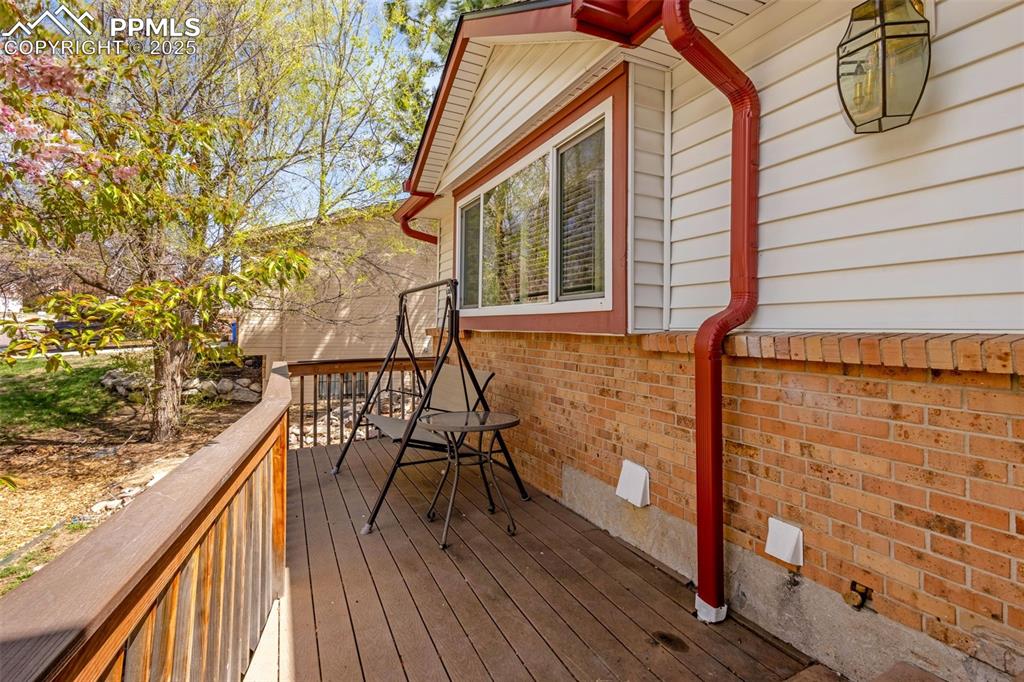 Image 36 of 36: View of wooden deck