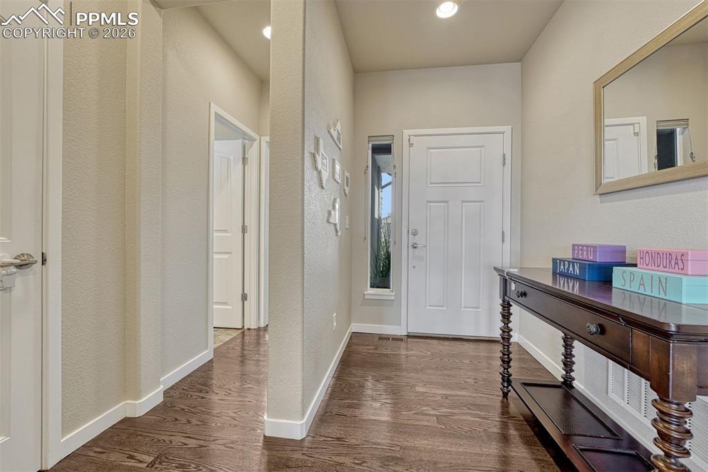 Image 14 of 46: Refinished real hardwood floors.