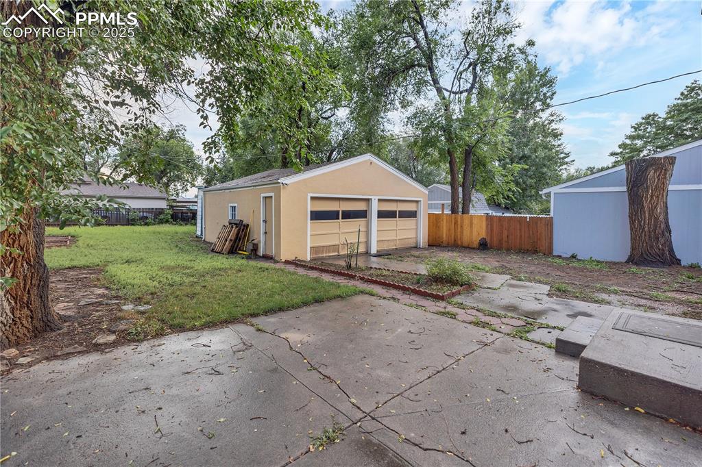Image 8 of 16: View of detached garage