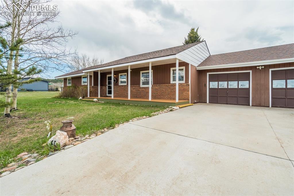 Image 2 of 43: Large two-car garage