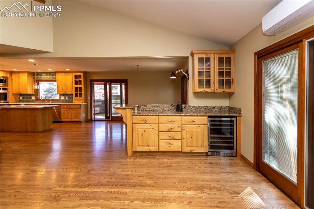 Image 10 of 50: View to the dining room
adjacent to the kitchen