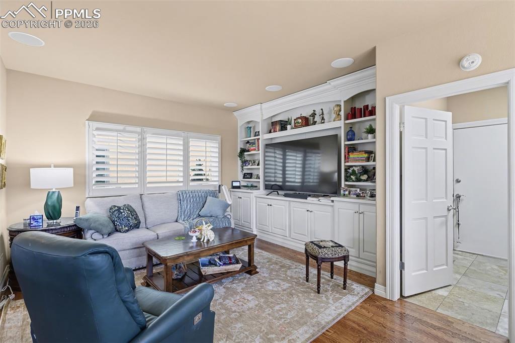 Image 25 of 50: Adjacent to the hearth room is the laundry, oversized pantry and garage acc