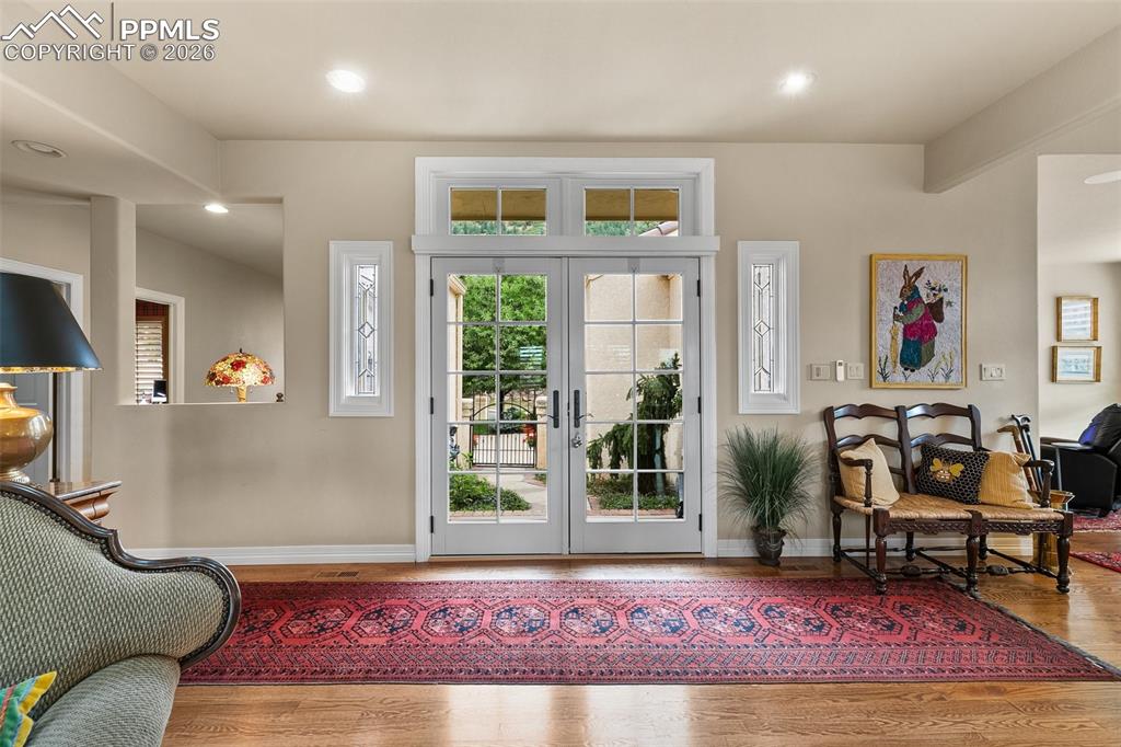 Image 4 of 50: Spacious elegance awaits you beyond the gated entrance.