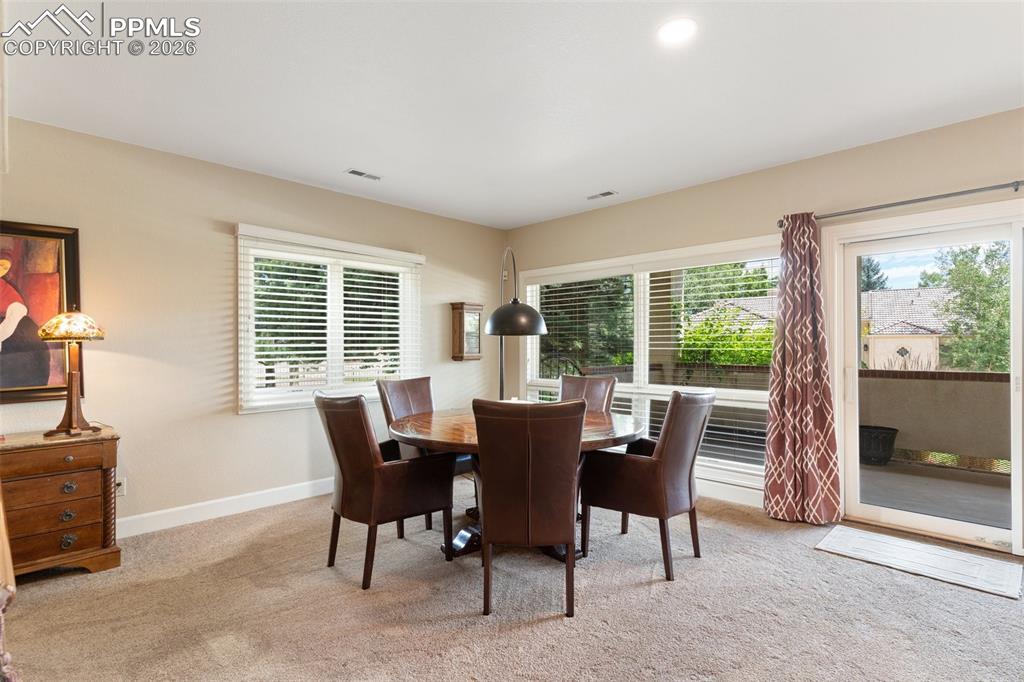 Image 41 of 50: Display all your favorite keepsakes on the built-in shelves and offer a toa