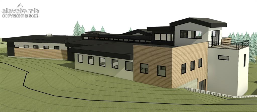 Image 25 of 27: Conceptual Rendering is Designed Custom Residence.