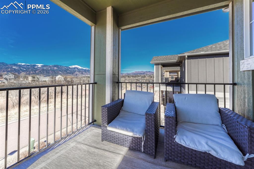 Image 2 of 50: Incredible Pikes Peak view from balcony