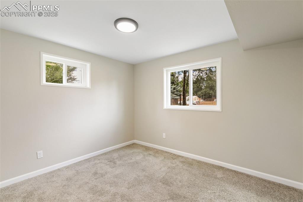 Image 21 of 50: New interior paint and new carpet in the basement. 