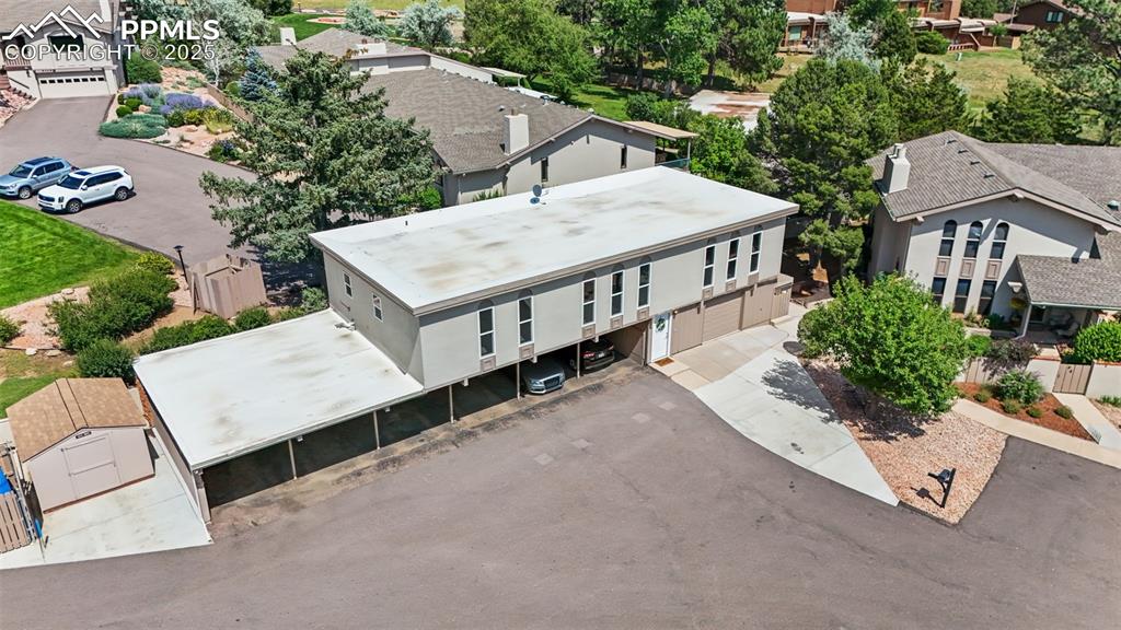 Image 6 of 44: Aerial perspective of Kissing Camels Condominiums