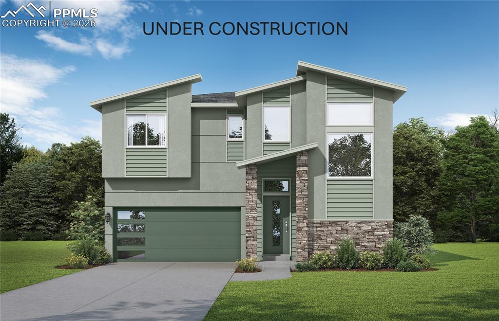 Caption: Front of Structure
