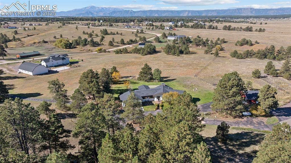 Image 44 of 49: Aerial overview of property