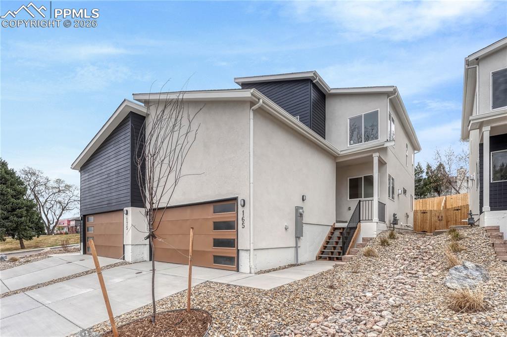 Image 2 of 47: Contemporary exterior elevation