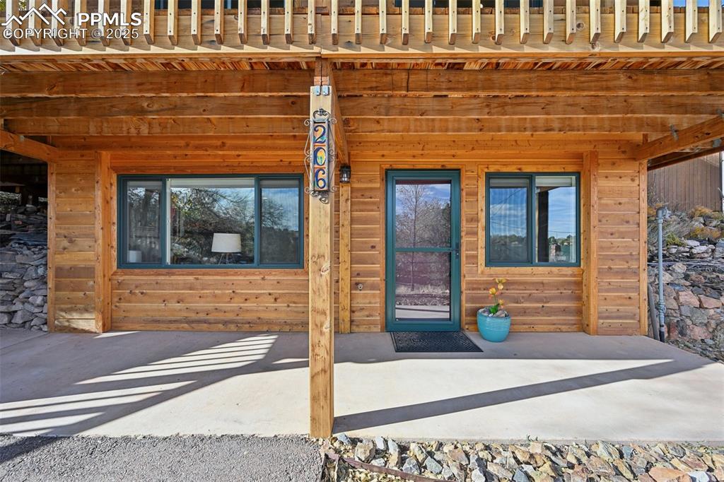 Image 22 of 42: Outside entrance to the lower level