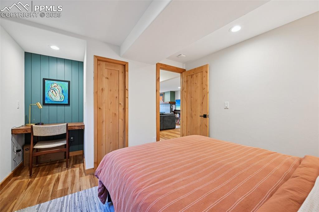 Image 33 of 42: Bedroom 3 on the lower level 