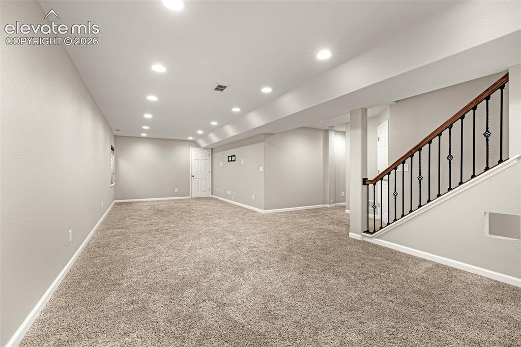Image 37 of 44: Finished basement Rec Room!