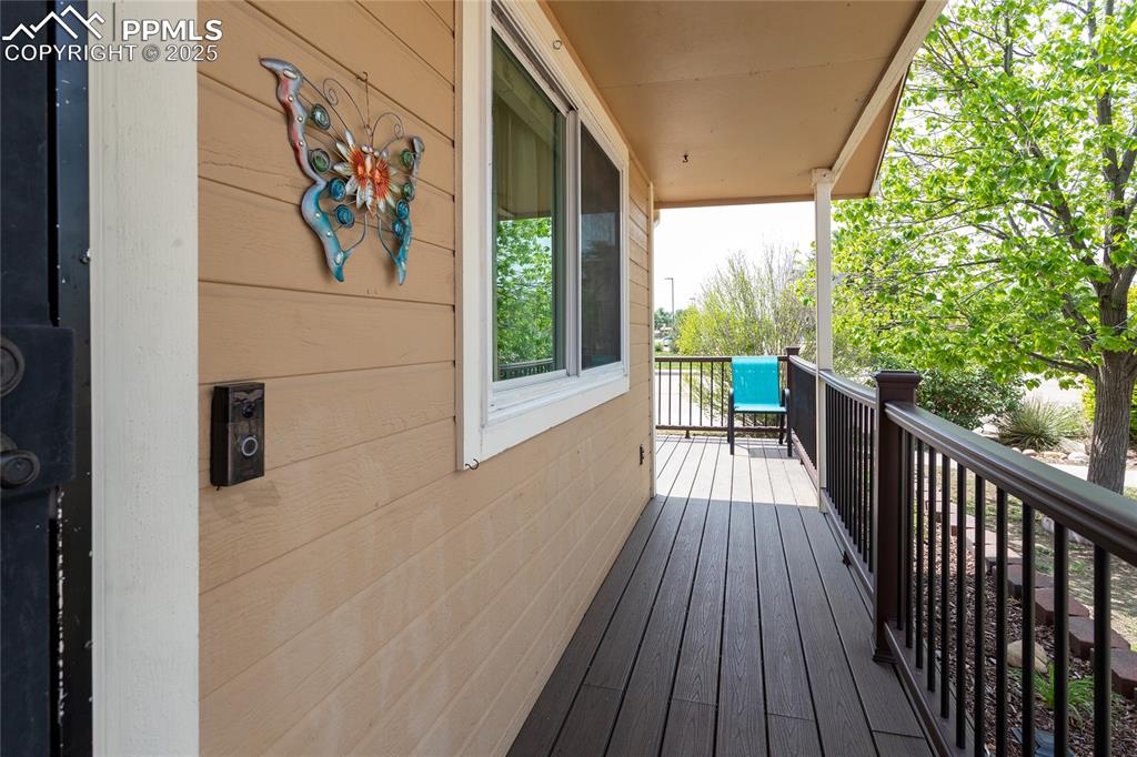Image 10 of 50: View of wooden porch