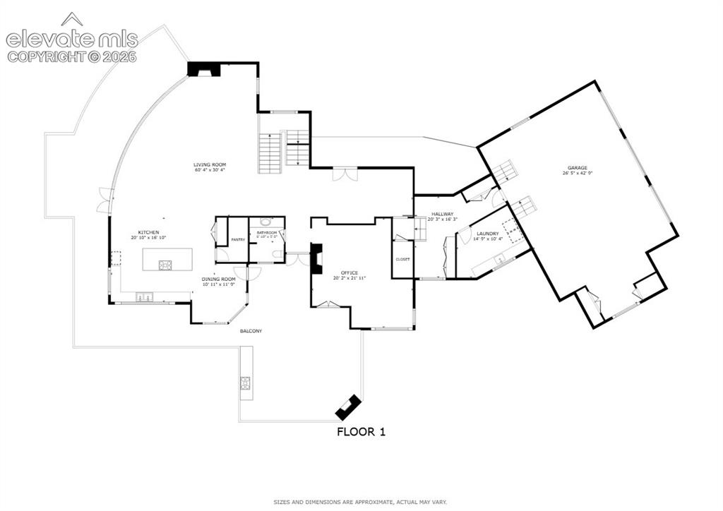 Image 47 of 49: Floorplan - main level