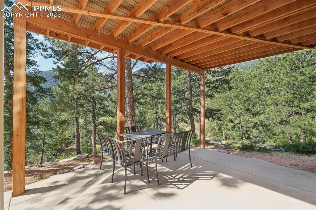 Image 34 of 50: Patio off recreation room