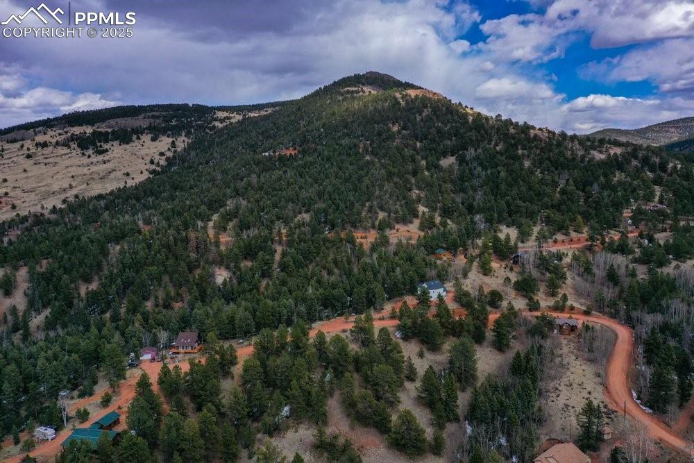 Image 23 of 39: View of mountain feature with a forest view
