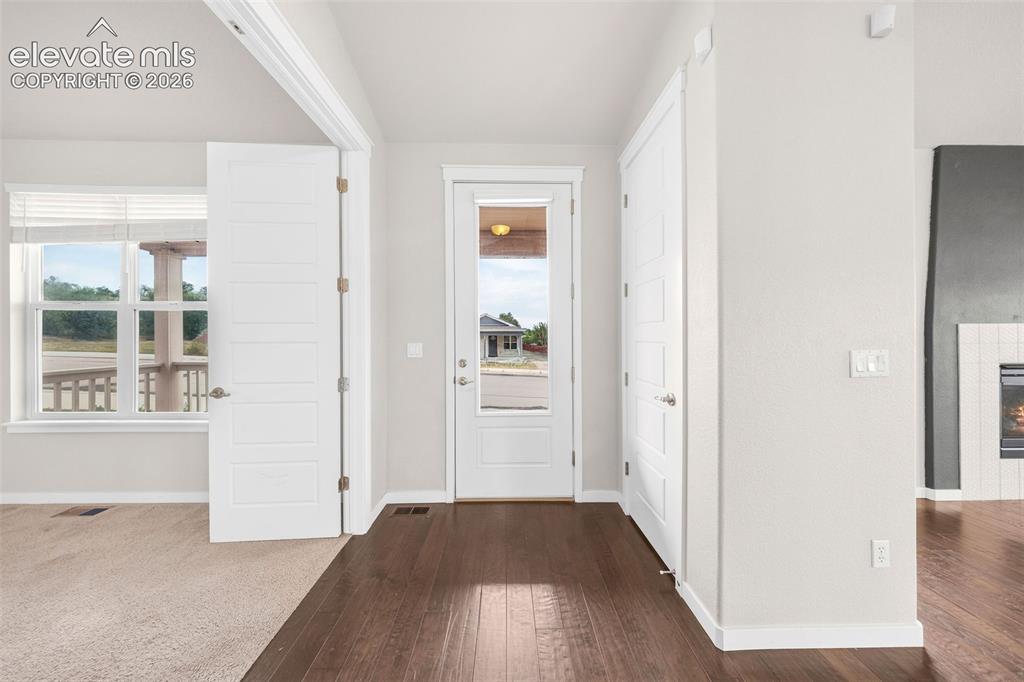 Image 6 of 39: *virtually staged photo of open concept living area 