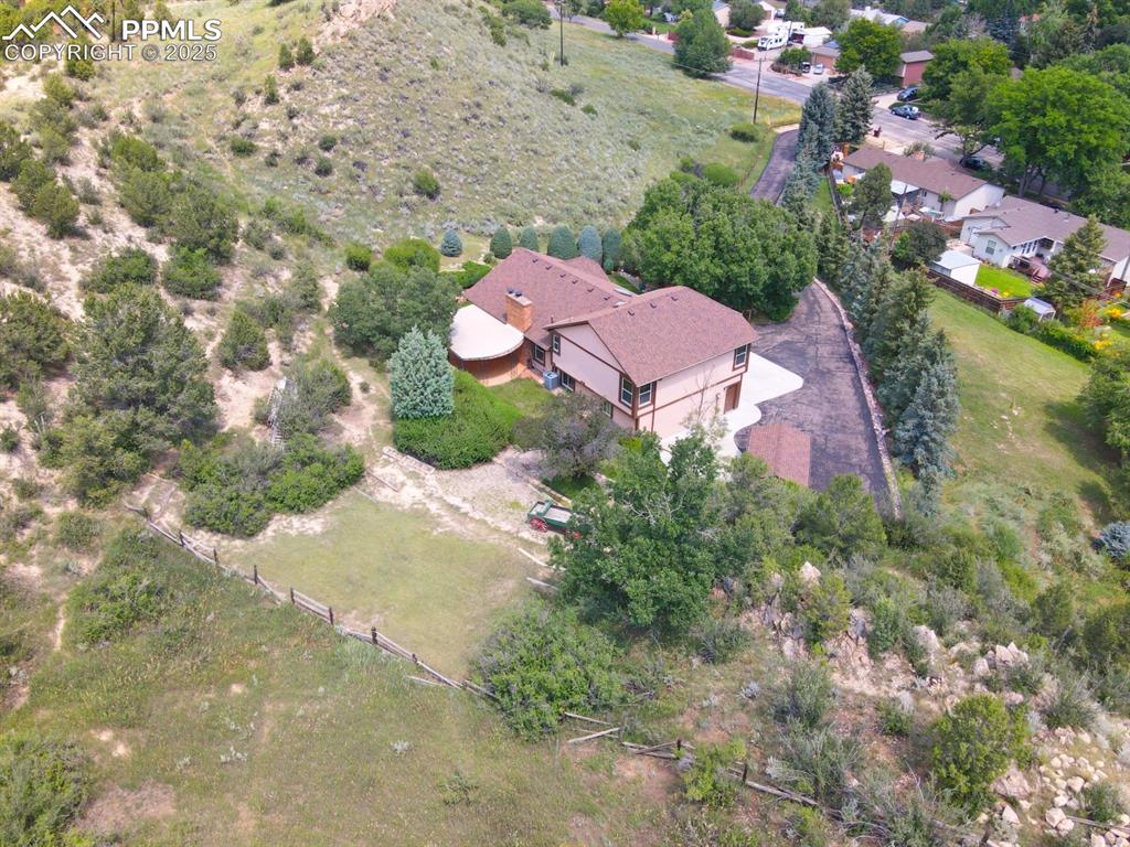 Image 42 of 47: Aerial view of property