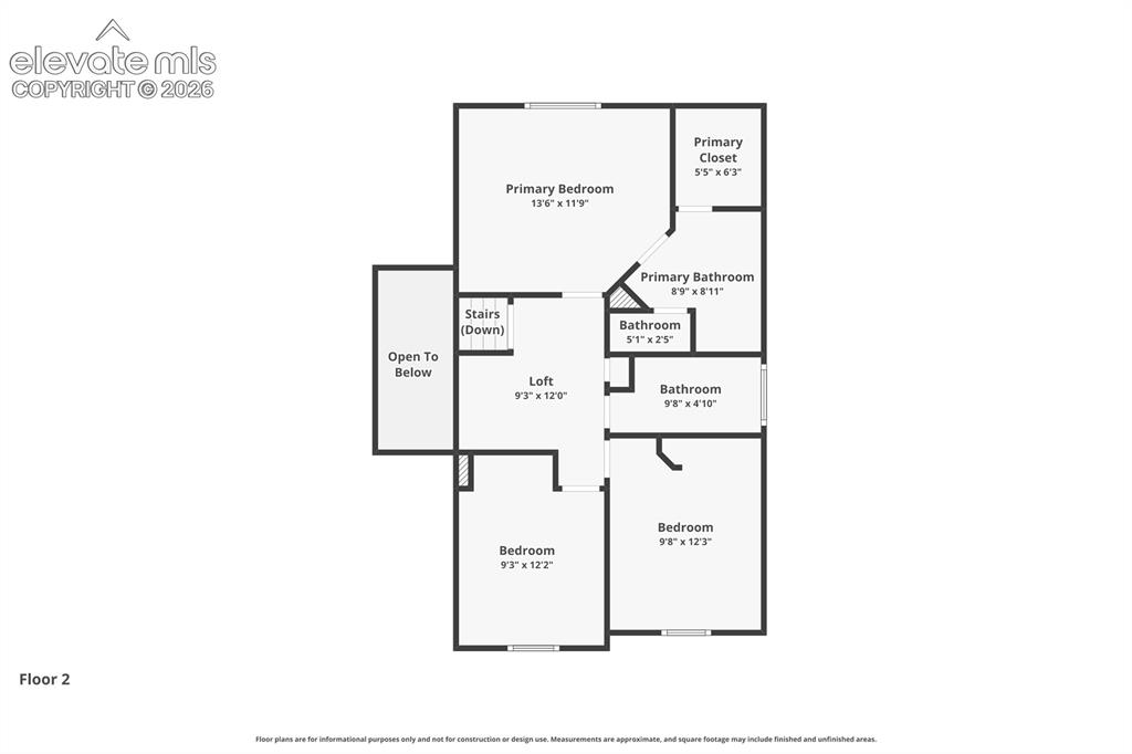 Image 47 of 49: Upper floor plan