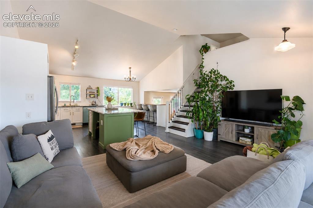 Image 5 of 49: Living room/kitchen - main floor