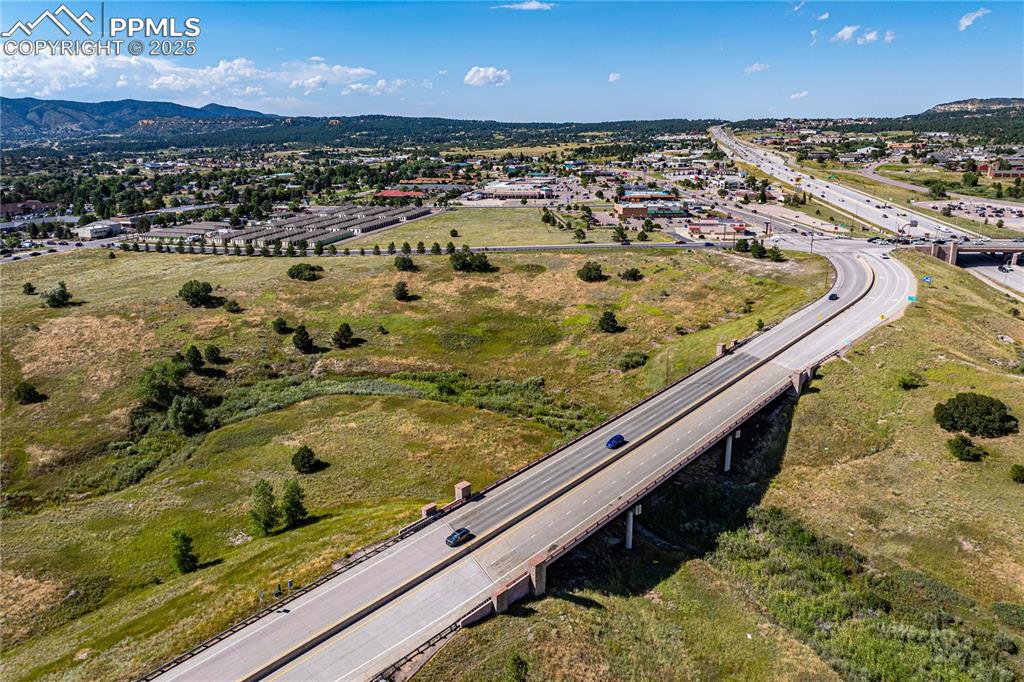 Caption: Located at the intersection of I-25 and Second Street in Monument