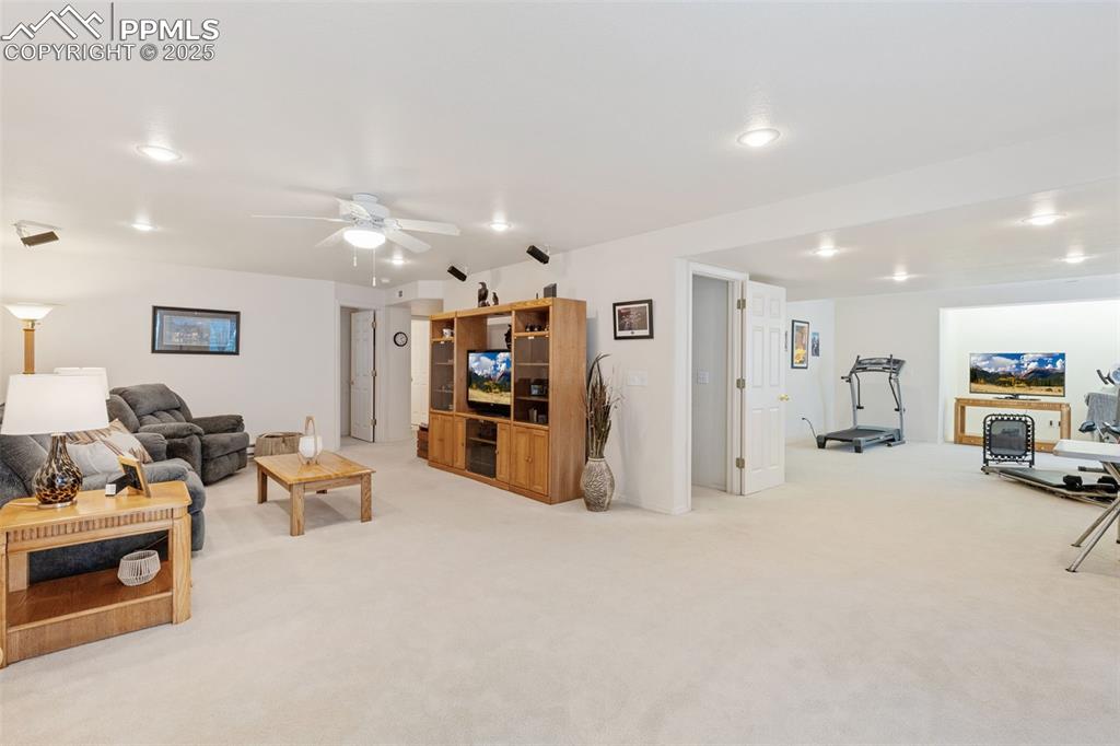 Image 32 of 47: Finished Basement