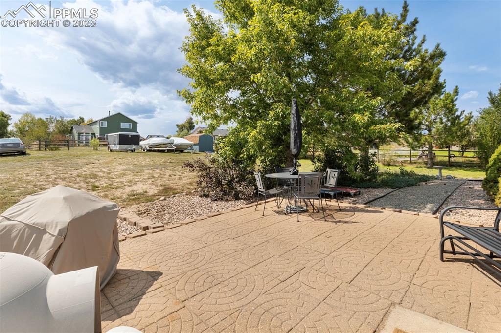 Image 44 of 47: Large Backyard Patio 