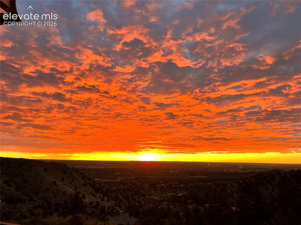 Image 16 of 50: View from the deck during a sunset