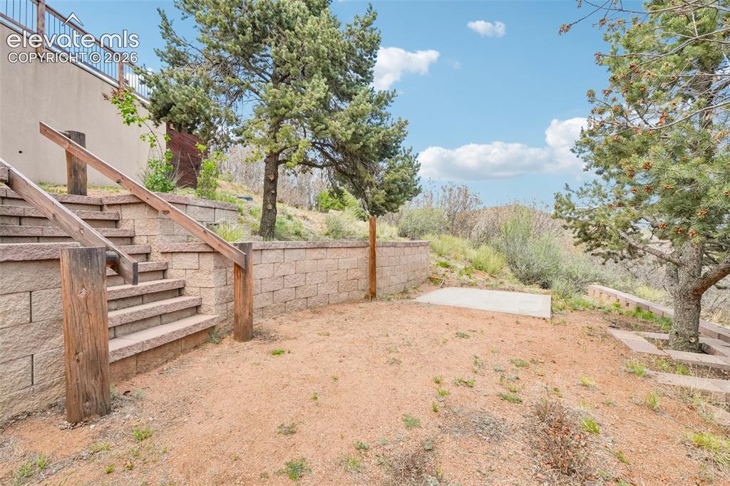 Image 46 of 50: Backyard with read and wired for a hot tub!!!