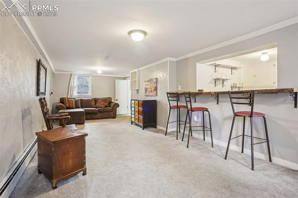 Image 28 of 43: Living room on lower level