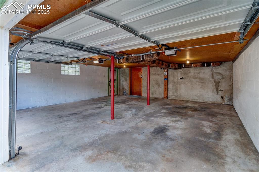 Image 36 of 37: Spacious 2-car garage