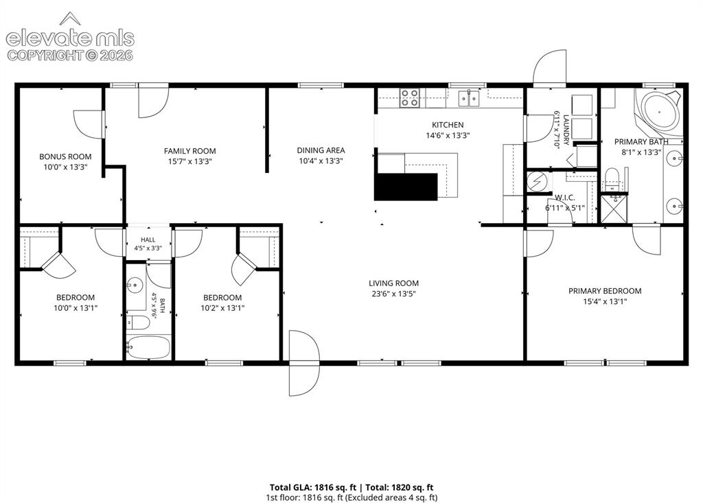 Image 24 of 24: Main Level Floor Plan