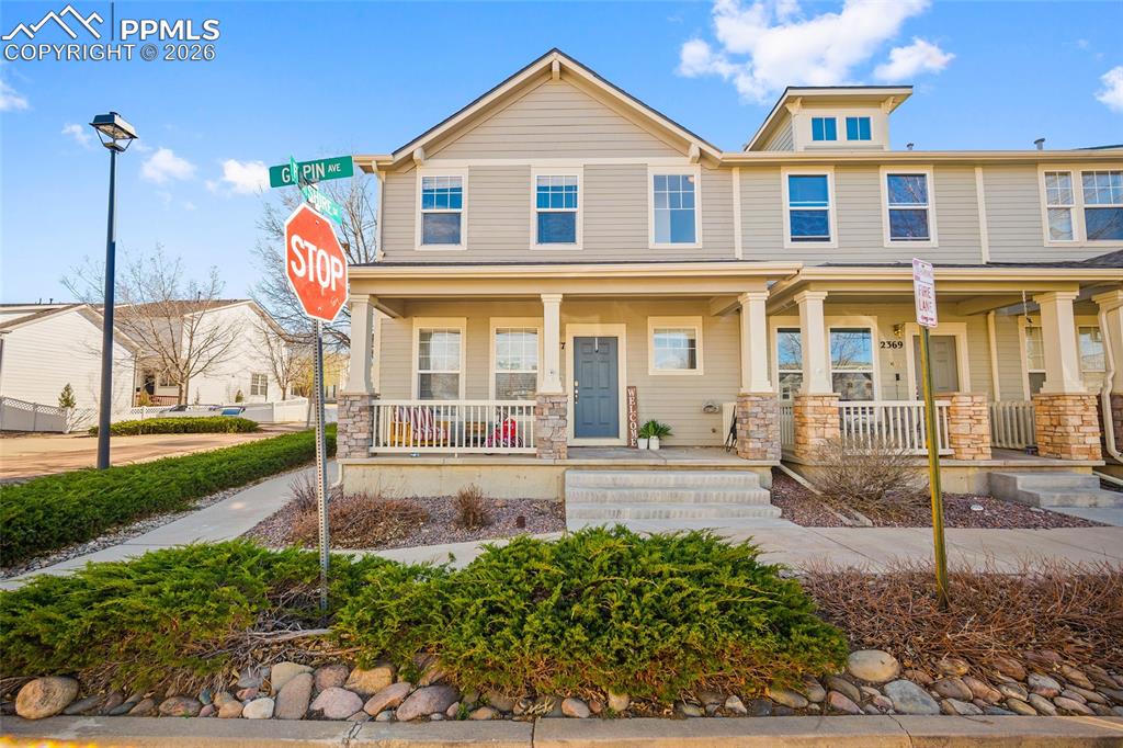 Caption: Front of Structure