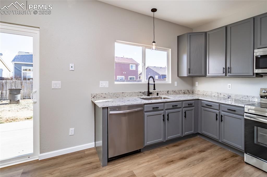 Image 17 of 42: the dining area walks out to the large new patio.