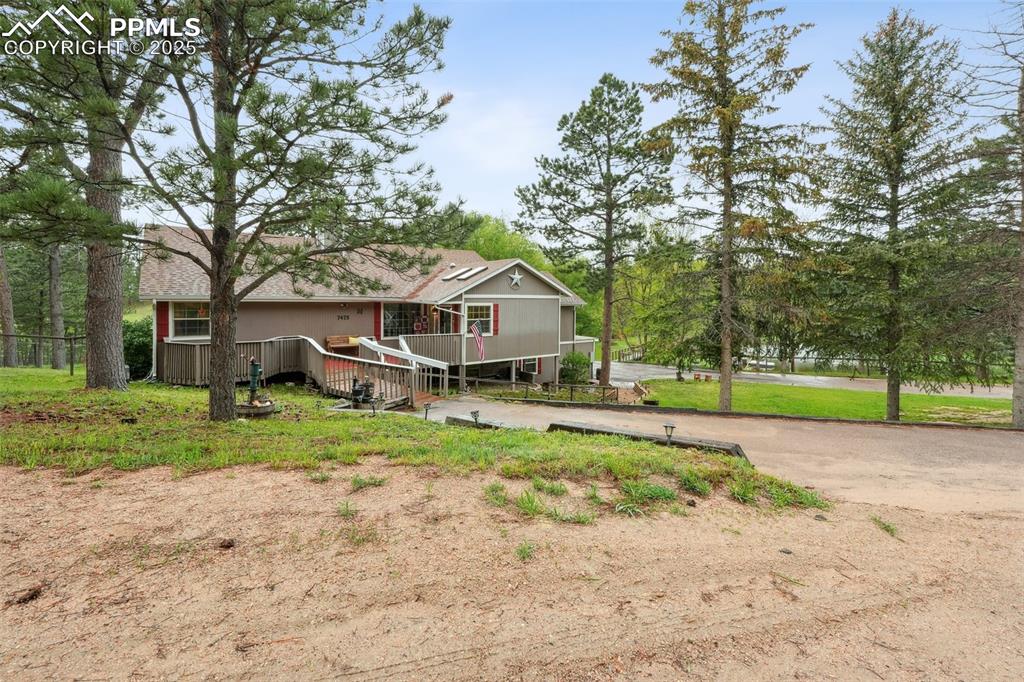 Caption: View of front of home