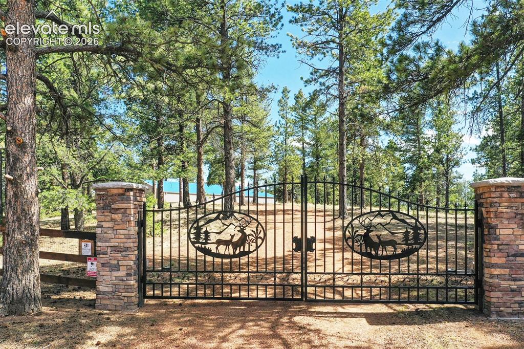 Image 2 of 38: Main Driveway Gate