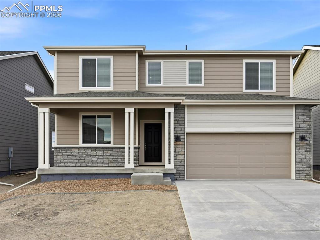 Caption: Front of Structure