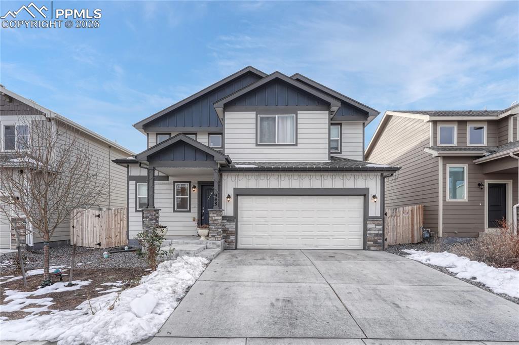 Caption: Front of Structure