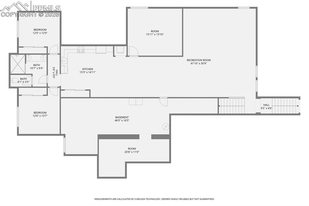 Image 30 of 47: Basement floor plan