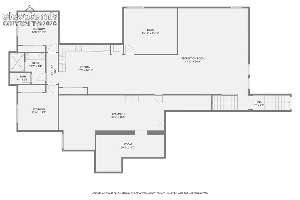 Image 30 of 50: Basement floor plan