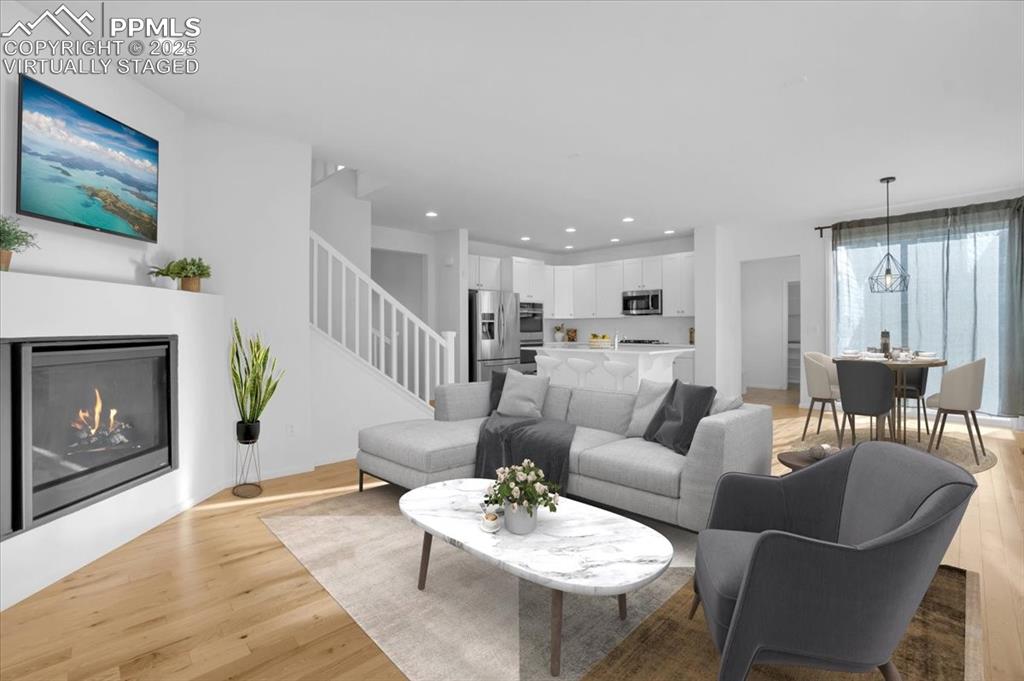 Image 16 of 36: Virtually staged Living Room