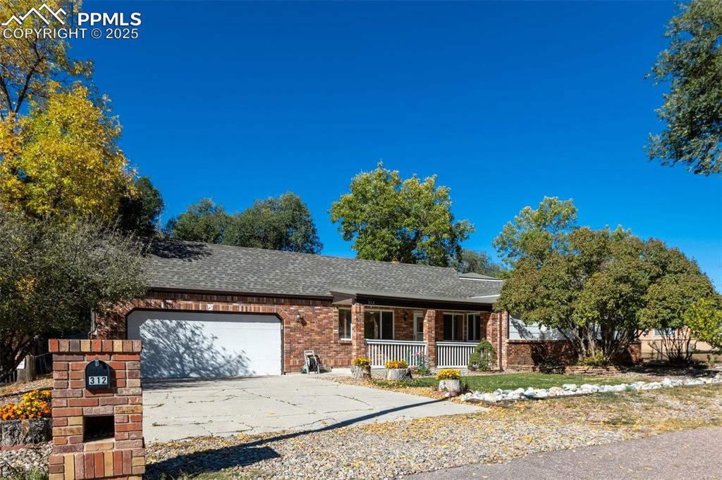 Caption: Front of Structure