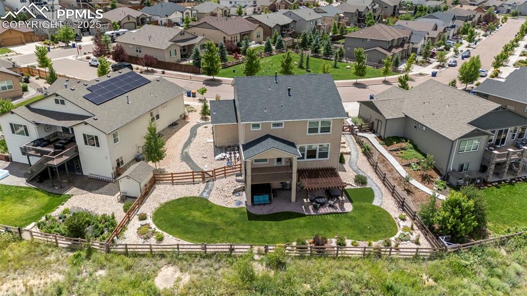 Image 7 of 41: Aerial perspective of suburban area