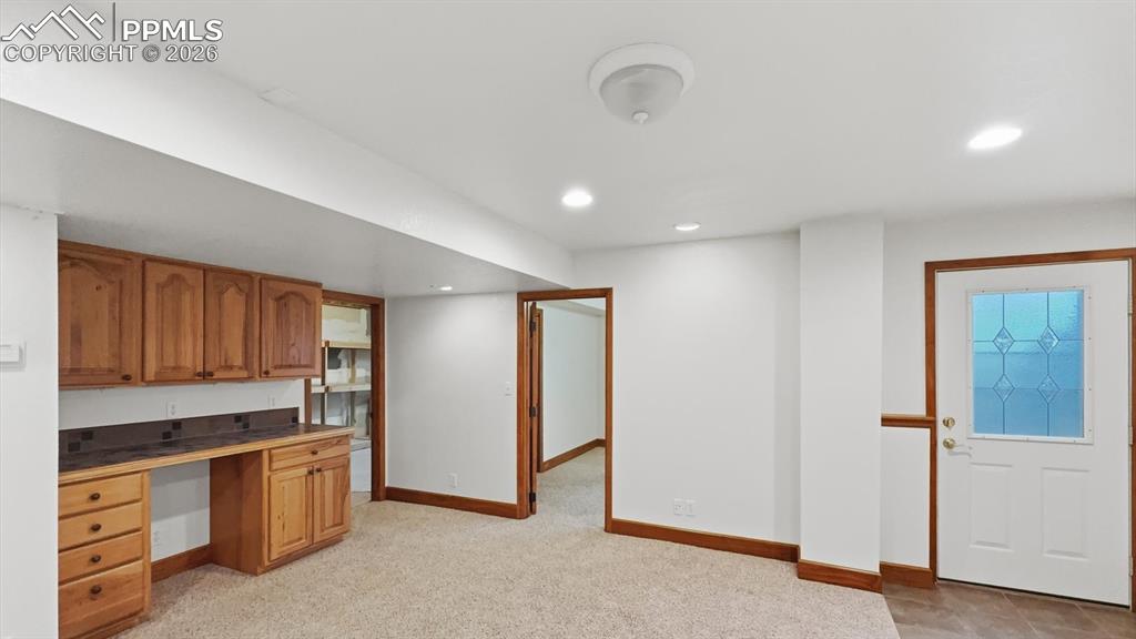 Image 33 of 47: Walk in closet in the upper level primary bedroom.
