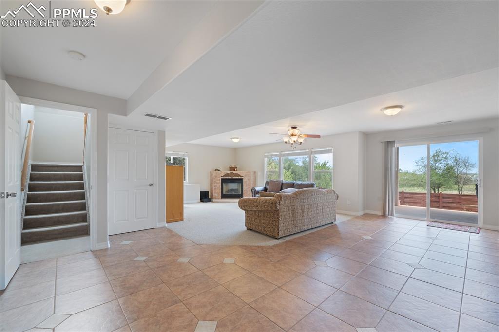 Image 41 of 49: Basement family room